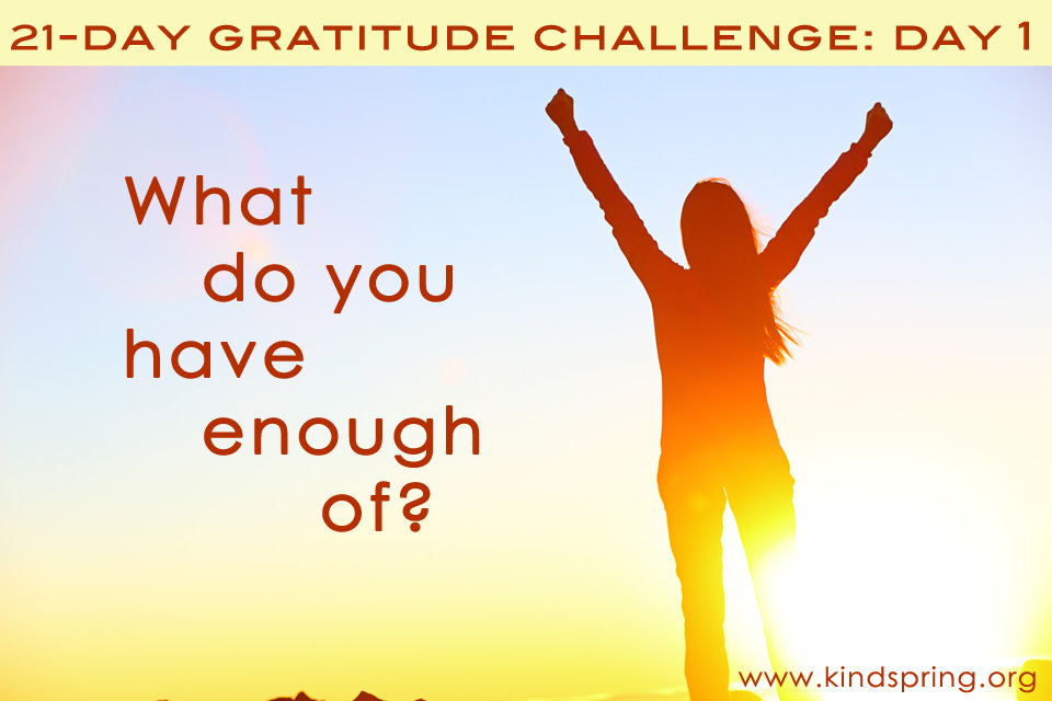 21 days gratitude challenge